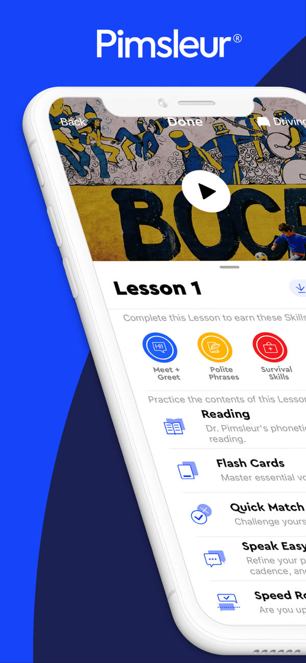Pimsleur screenshot 1